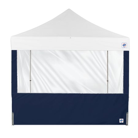E-Z UP TAA Compliant Panorama Sidewall, 8' W, 8' H, Navy Blue SW3P8FXTNB